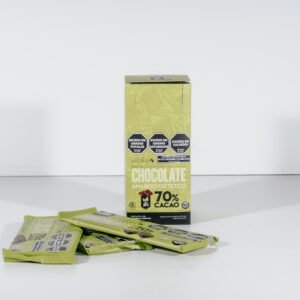 BARRA CHOCOLATE 70% C/STEVIA